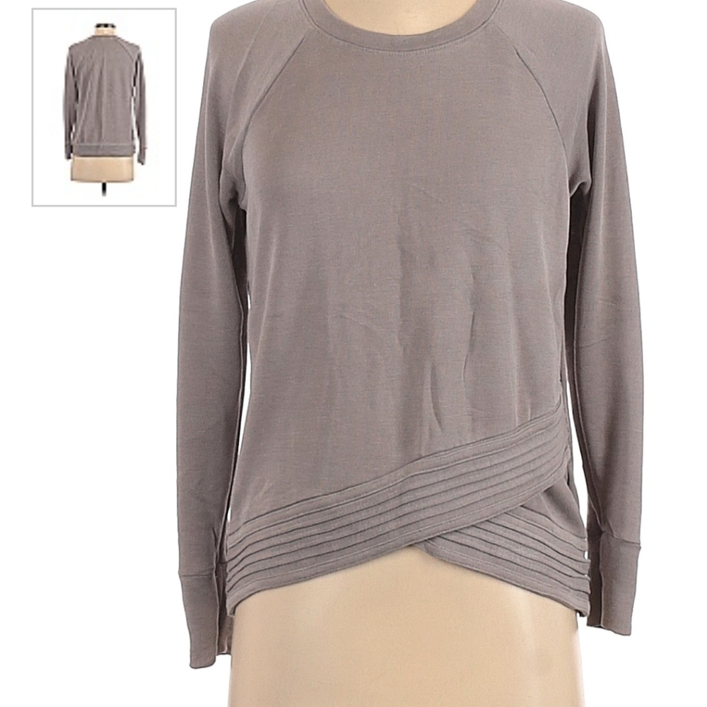 Athleta Serenity Criss Cross Sweatshirt